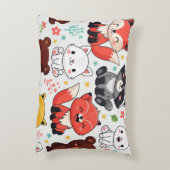 Naadloze bosdieren accent kussen (Achterkant (Verticaal))