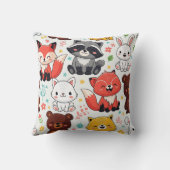 Naadloze bosdieren kussen (Achterkant)