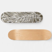 Naadloze Botanische Bottom Lands Camo Persoonlijk Skateboard (Horizontaal)
