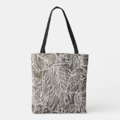 Naadloze Botanische Bottom Lands Camo Tote Bag (Achterkant)