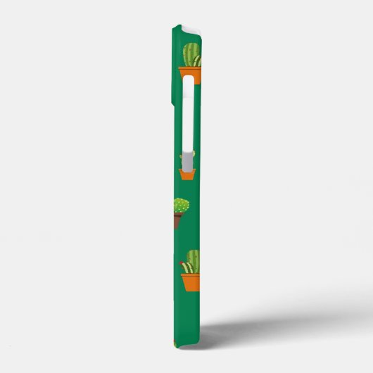 Naadloze cactus Patroon, vormen en patronen Case-Mate iPhone Case (Achterkant / Links)