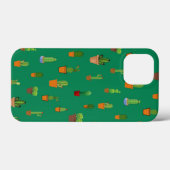 Naadloze cactus Patroon, vormen en patronen Case-Mate iPhone Case (Achterkant (horizontaal))