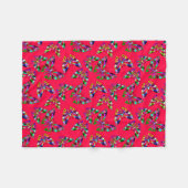 Naadloze cartoon kinder  abstract butyl patroon fleece deken (Voorkant (Horizontaal))