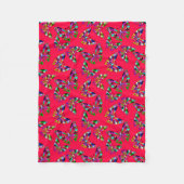 Naadloze cartoon kinder  abstract butyl patroon fleece deken (Voorkant)