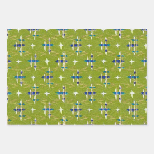 Naadloze Chiyogami Japanse rijstpapiermotif Inpakpapier Vel (Voorkant 2)