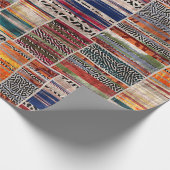 Naadloze collage van patchwork, mix het quilpatroo cadeaupapier (Hoek)