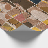 Naadloze collage van patchwork, mix het quilpatroo cadeaupapier (Hoek)