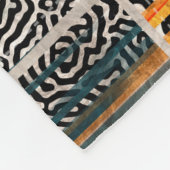 Naadloze collage van patchwork, mix het quilpatroo fleece deken (Hoek)