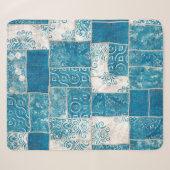 Naadloze collage van patchwork, mix het quilpatroo sherpa deken (Voorkant (horizontaal))