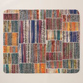 Naadloze collage van patchwork, mix het quilpatroo sherpa deken (Voorkant (horizontaal))