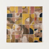 Naadloze collage van patchwork, mix het quilpatroo wandkleed (Voorkant (horizontaal))