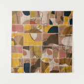 Naadloze collage van patchwork, mix het quilpatroo wandkleed (Voorkant)