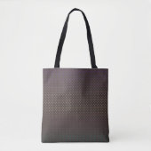 Naadloze confetti cirkels bruine chocolade cacao p tote bag (Voorkant)
