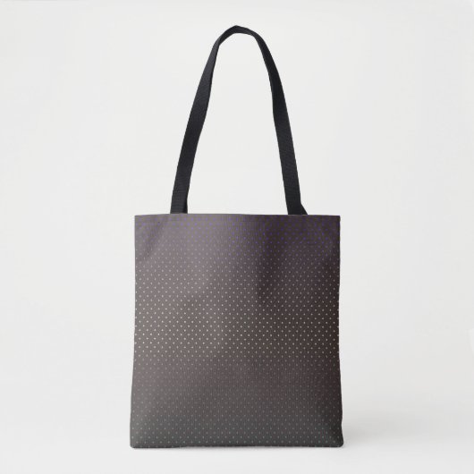 Naadloze confetti cirkels bruine chocolade cacao p tote bag (Voorkant)