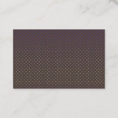 Naadloze confetti cirkels bruine chocolade cacao p visitekaartje (Achterkant)