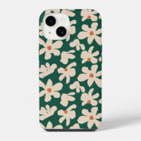Naadloze Daisy Bloemen patroon Telefoonhoes