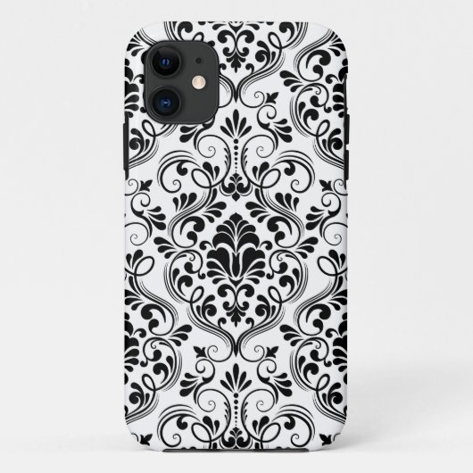 Naadloze Damask Case-Mate iPhone Case (Achterkant)