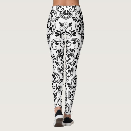 Naadloze Damask Leggings (Achterkant)