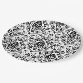 Naadloze Damask Papieren Bordje (Gekanteld)