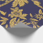 Naadloze  design met Hawaii, trop Cadeaupapier (Hoek)