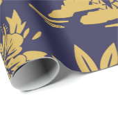 Naadloze  design met Hawaii, trop Cadeaupapier (Rol Hoek)