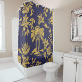 Naadloze  design met Hawaii, trop Douchegordijn (In situ)