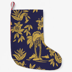 Naadloze design met Hawaii, trop Kleine Kerstsok
