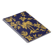 Naadloze design met Hawaii, trop Notitieboek (Rechterzijde)