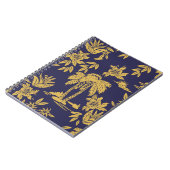 Naadloze design met Hawaii, trop Notitieboek (Linkerzijde)