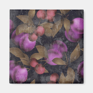 Naadloze donkere pellervruchten paarse bessen kerr magneet