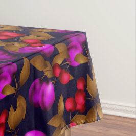 Naadloze donkere pellervruchten paarse bessen kerr tafelkleed