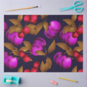 Naadloze donkere pellervruchten paarse bessen kerr tissuepapier (Craft)