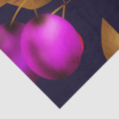 Naadloze donkere pellervruchten paarse bessen kerr tissuepapier (Detail)