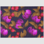 Naadloze donkere pellervruchten paarse bessen kerr tissuepapier (Voorkant)