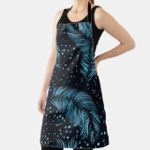 Naadloze donkere veren textuur, abstract . schort (Insitu)