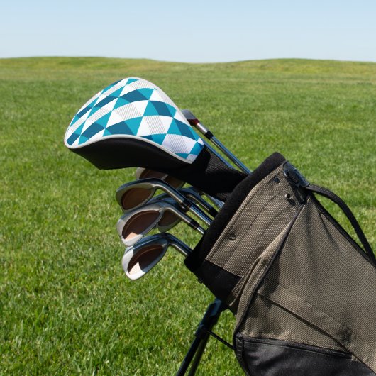 Naadloze Driehoek Eenvoudige Geometrische Vorm Golfheadcover (Insitu)