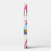 naadloze driehoek patroonachtergrond, hipster retr Case-Mate iPhone case (Achterkant / Links)