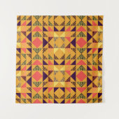 Naadloze driehoekspatroon abstracte achtergrond me wandkleed (Voorkant (horizontaal))