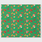 Naadloze eekhoorns en kastanjes inpakpapier (Vlak)