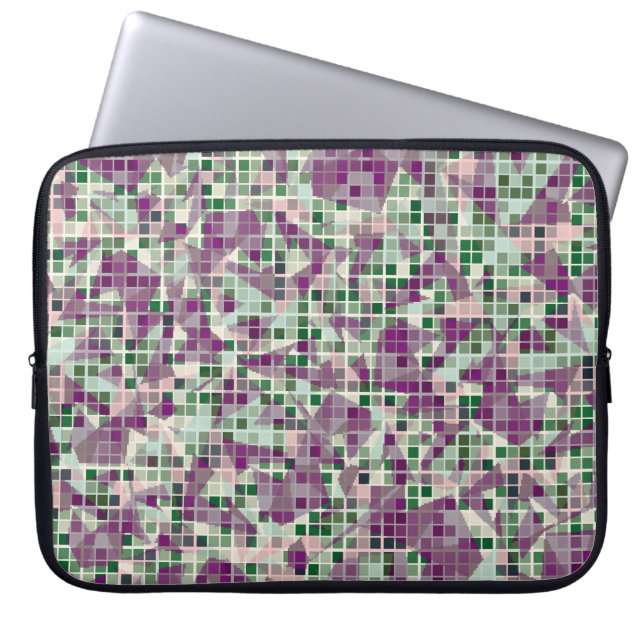 Naadloze fashionable camouflage. foreground co laptop sleeve (Voorkant)