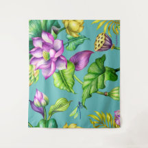 Naadloze flacon roze en gele Lotus