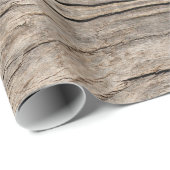 Naadloze flesjes met kraken hout cadeaupapier (Rol Hoek)