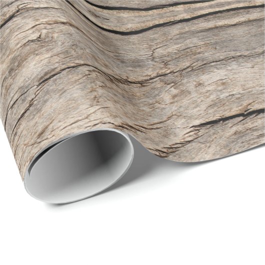 Naadloze flesjes met kraken hout cadeaupapier (Rol Hoek)