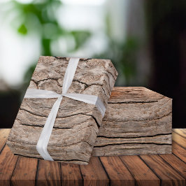 Naadloze flesjes met kraken hout cadeaupapier