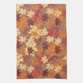 Naadloze Floral Autumn verliest het patroon Theedoek (Verticaal)