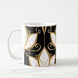 Naadloze  Floral Patternart, deco, patroon, zee Koffiemok