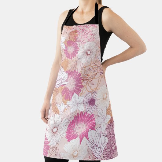 Naadloze Floral Schort (Insitu)