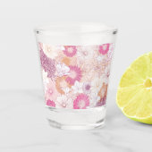 Naadloze Floral Shot Glas (Voorkant)