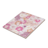 Naadloze Floral Tegeltje (Zijkant)