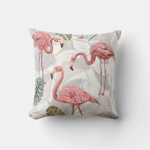 Naadloze florale achtergrond met fl kussen